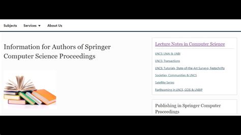 How To Prepare Latex Springer Lecture Notes In Computer Science In