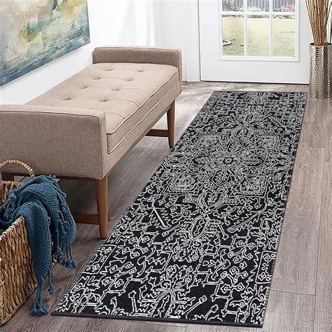 Vaukki Extra Long Boho Runner Rug X Reversible Cotton Medallion