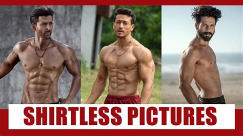 Hotness Alert These Shirtless Pictures Of Hrithik Roshan Tiger Shroff