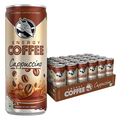 Hell Energy Coffee Cappuccino 250ml Light Yellow Medium