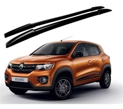 Longarina De Teto Decorativo Preta Renault Kwid Da Tg Poli