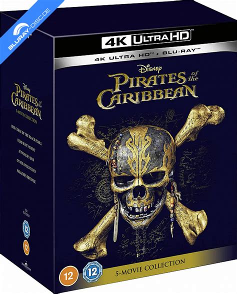 Pirates Of The Caribbean 5 Movie Collection 4K Zavvi Exclusive