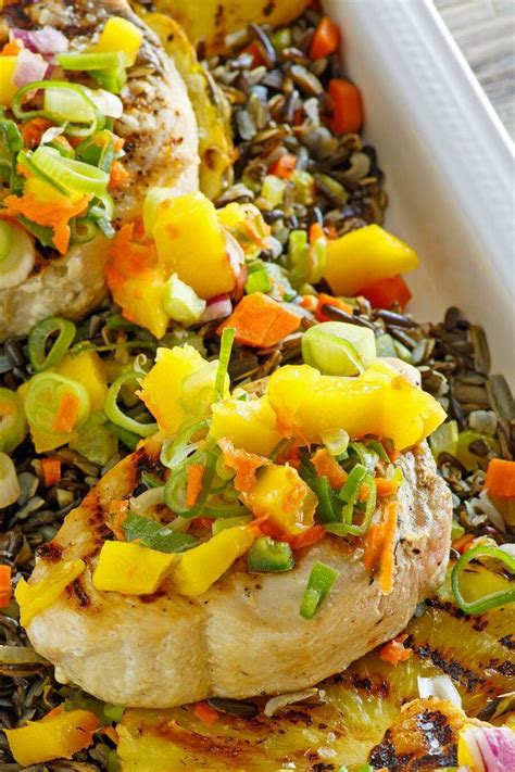 Grilled Swordfish With Mango Salsa Healthy Food Recipes