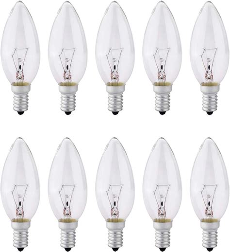 28W Candle Halogen SES E14 Small Edison Screw Light Bulb Dimmable Pack