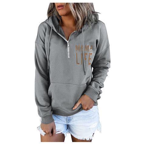 Lowprofile Sweatshirt Hoodies For Women Long Sleeve Casual Tops Mama