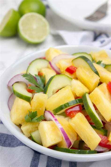 Pineapple Cucumber Salad | Natalie's Health