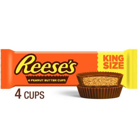 Reeses Milk Chocolate King Size Peanut Butter Cups Candy Pack 28 Oz Fred Meyer