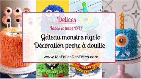 Diy Faire Un G Teau Monstre Rigolo D Coration Poche Douille Id Es