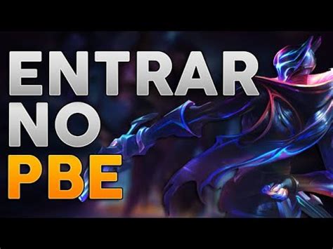 Como Entrar No Servidor De Teste Do Lol Pbe Youtube