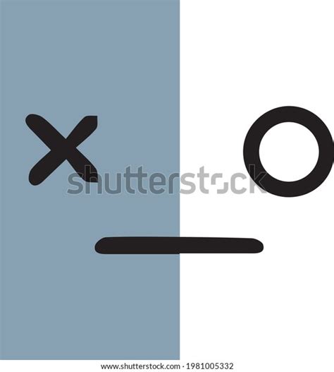 simple face logo art vector stock vector royalty