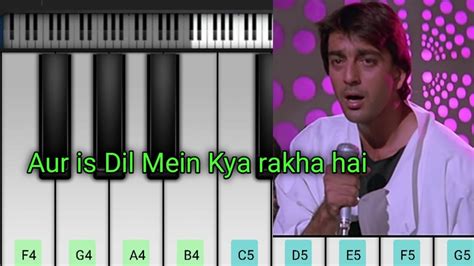 Aur Is Dil Mein Kya Rakha Hai Mobile Piano Youtube