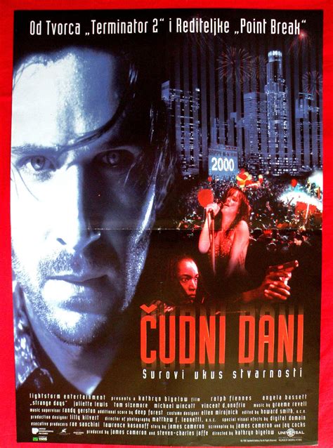 STRANGE DAYS 1995 RALPH FIENNES ANGELA BASSETT JULIETTE LEWIS EXYU