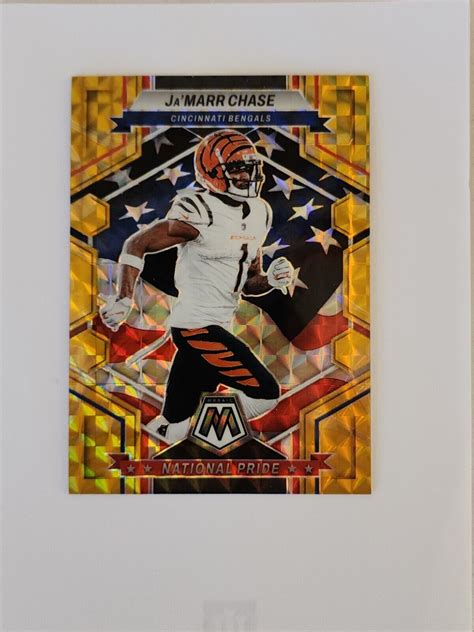 Mosaic Jamarr Chase Yellow Reactive Prizm National Pride