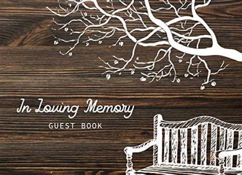 In Loving Memory Guest Book Memorial Funeral Guest Book Personalized