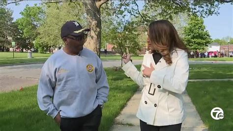 WXYZ's Carolyn Clifford joins Chief White on 'Walk A Mile Wednesday'