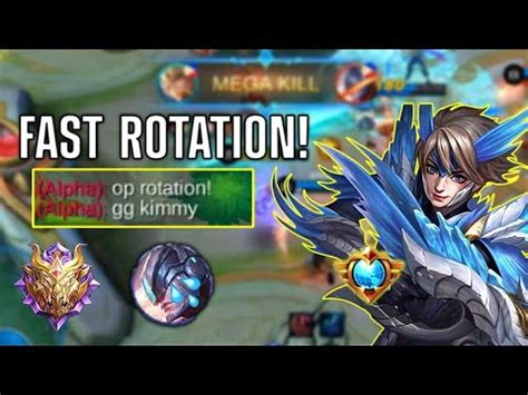 FAST ROTATION KIMMY SUPPORT MVP GAMEPLAY TOP 1 GLOBAL KIMMY YouTube