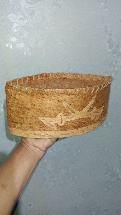 Peci Kulit Kayu Honay Motif Pedang Lazada Indonesia