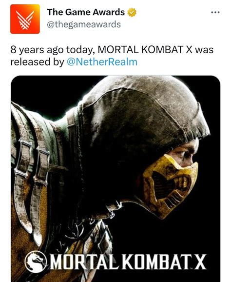 Mortal Kombat X was released 8 years ago today, honestly my favourite ...