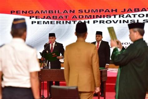 Lantik Pejabat Administrator Dan Pengawas Edy Rahmayadi Bakal Tindak