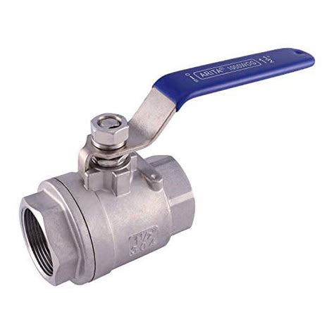 Arita 2pc Ball Valve Stainless Steel 304 Full Port 1000psi For Water Oil And Gas Female Npt