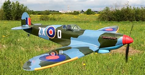 Supermarine Spitfire Rc Plane Scale Model Foam Plans