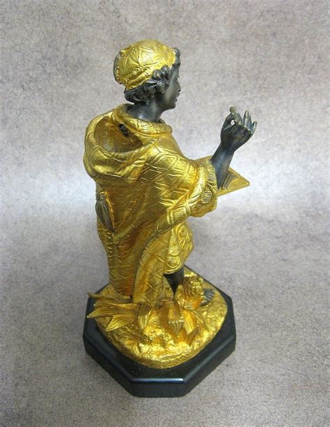 Pyrogène En Bronze XIXe Petit Maure Marchand Antikeo