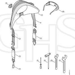 Genuine Stihl Sp M Harness Tools Extras Ghs