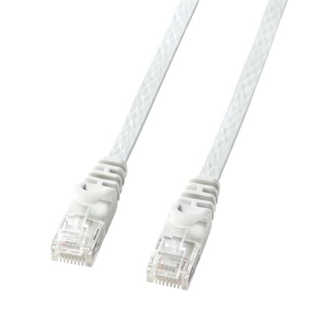 Lanケーブル 3m Cat6 フラット カテゴリー6 より線 ストレート ランケーブル 500 Lan6fl03 500 Lan6fl03