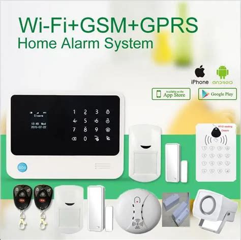 433mhz G90b Gsm Wifi Alarm System Ios Android App Control Wireless Door