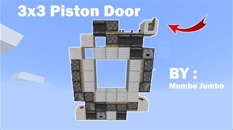 How to build a 3x3 piston door - kobo building