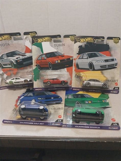 Hot Wheels Car Culture A Case World Tour Set Of Cars FPY A