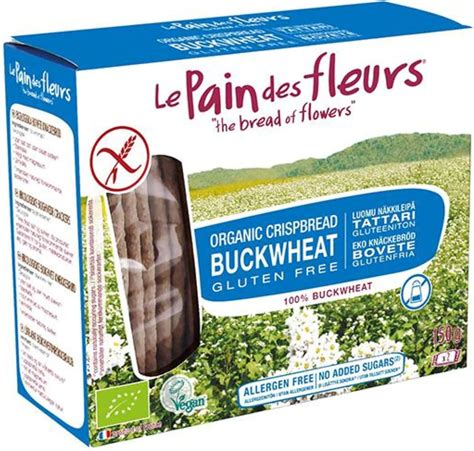 Le Pain Des Fleurs Organic Buckwheat Gluten Free No Salt No Added Sugar