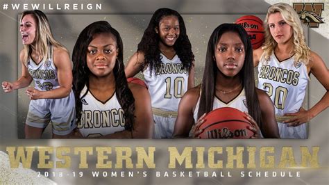 Wmu Womens Hoops Unveils Challenging 2018 19 Schedule