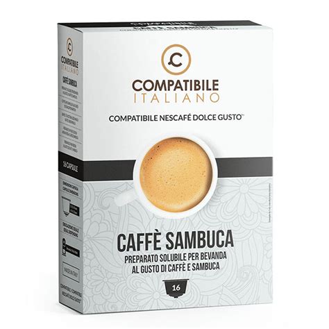 Cialdeitalia Caff Sambuca Capsule Compatibili Nescaf Dolce Gusto