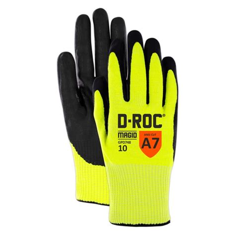 Magid D Roc® 13 Gauge Hyperon® Tritek Palm Coated Work Glove Magid Glove