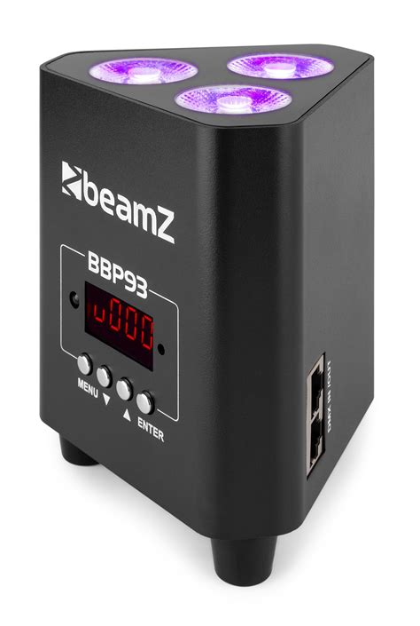 Beamz Bbp X W In Uplight Par Rgbw Led Battery Operated