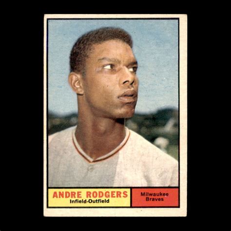 Andre Rodgers Topps Milwaukee Braves Vintage Set Filler Ebay