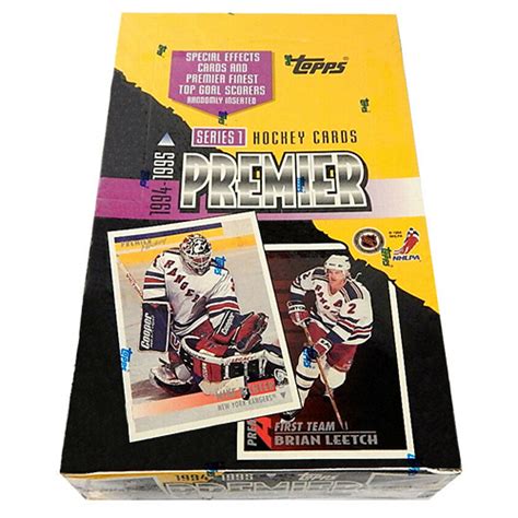 Topps Premier Series Hockey Hobby Box Ofs Cards