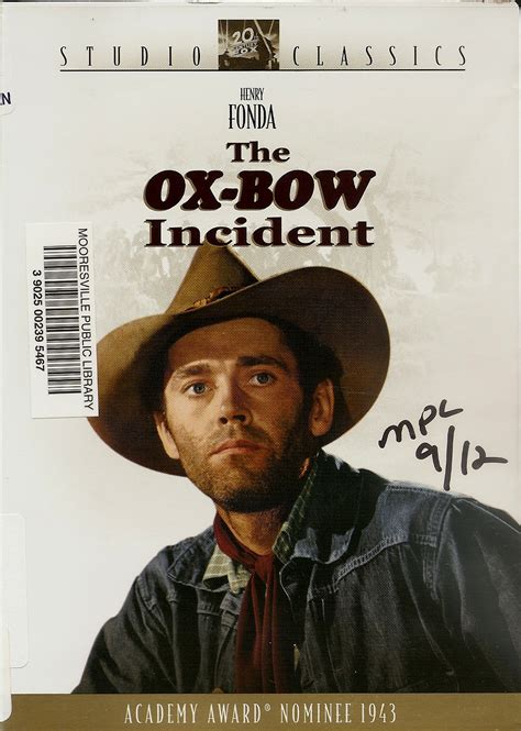 Rooftop Reviews: "The Ox Bow Incident" with Henry Fonda and Harry ...