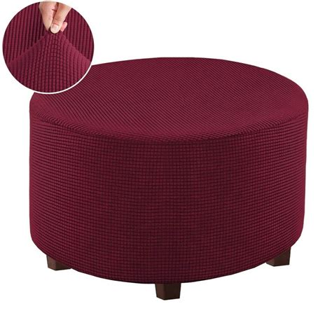 ottoman slipcover footstool protector covers storage ottoman