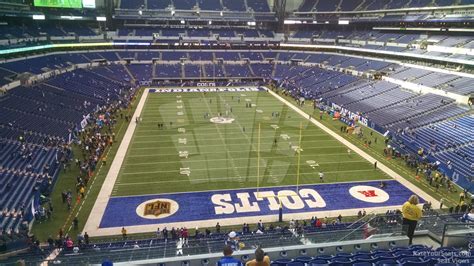 Lucas Oil Stadium Section 401 Indianapolis Colts