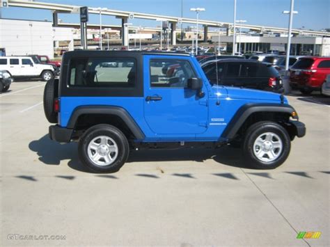 2012 Cosmos Blue Jeep Wrangler Sport 4x4 55450523 Photo 6 Gtcarlot