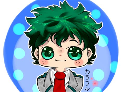 Midoriya Izuku Deku Chibi Icon By Jessichan15 On Deviantart