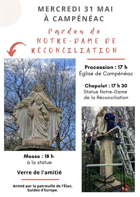 Pardon de Notre Dame de Réconciliation Paroisses de Ploermel