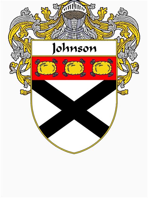 "Johnson Coat of Arms/Family Crest" T-shirt by IrishArms | Redbubble