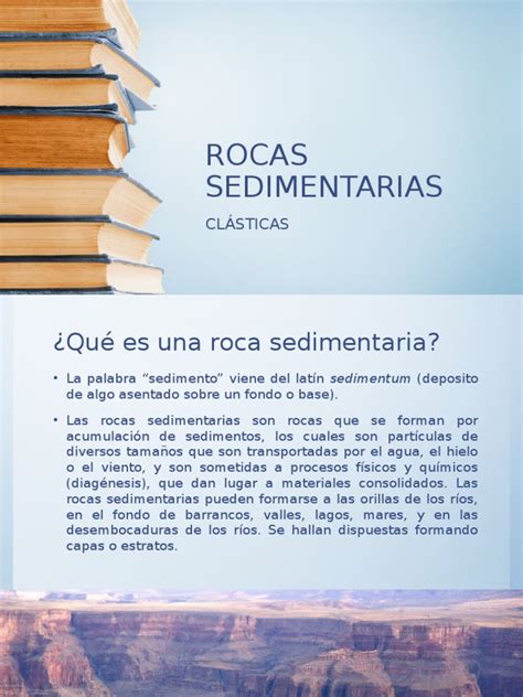 Rocas Sedimentarias Clasticas | PDF | Roca clástica | Roca sedimentaria