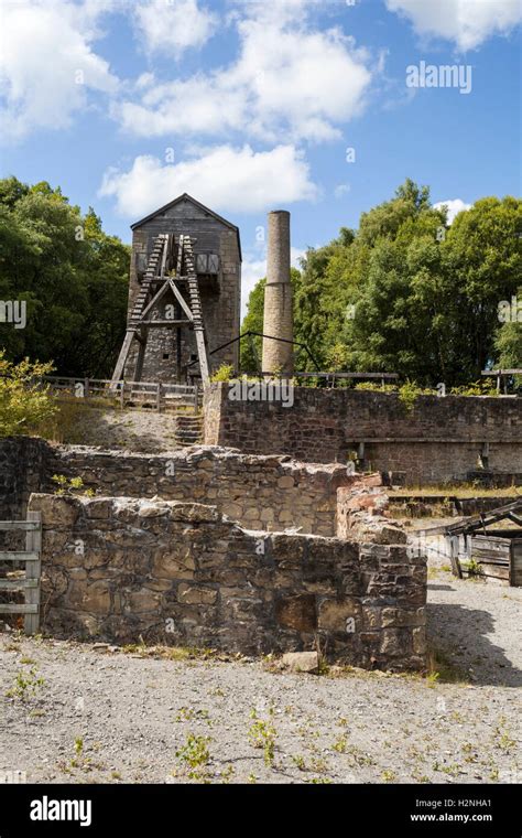 cornish engine pump house  res stock photography  images alamy