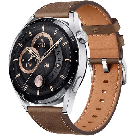 Huawei Watch GT 3 46 Huawei 46 Mm Silver Smartwatch Jarir Bookstore KSA