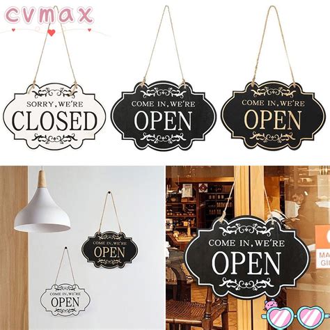 CYMX Hotel Bulletin Board Reminder Signs Double Sided Door Sign