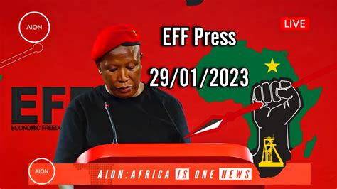 Julius Malema Addresses Eff Press Conference Questions Youtube